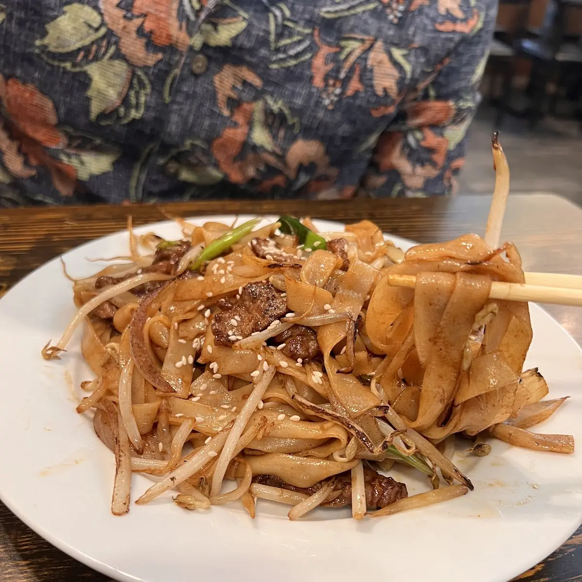 beef chow fun 干炒牛河
